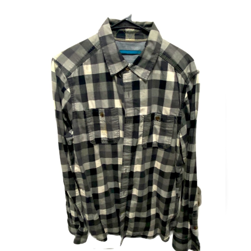 North Face Plaid Button Down - image 1